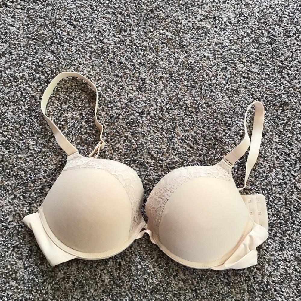 Push-up Padded Plunge Bra Sz 36a
